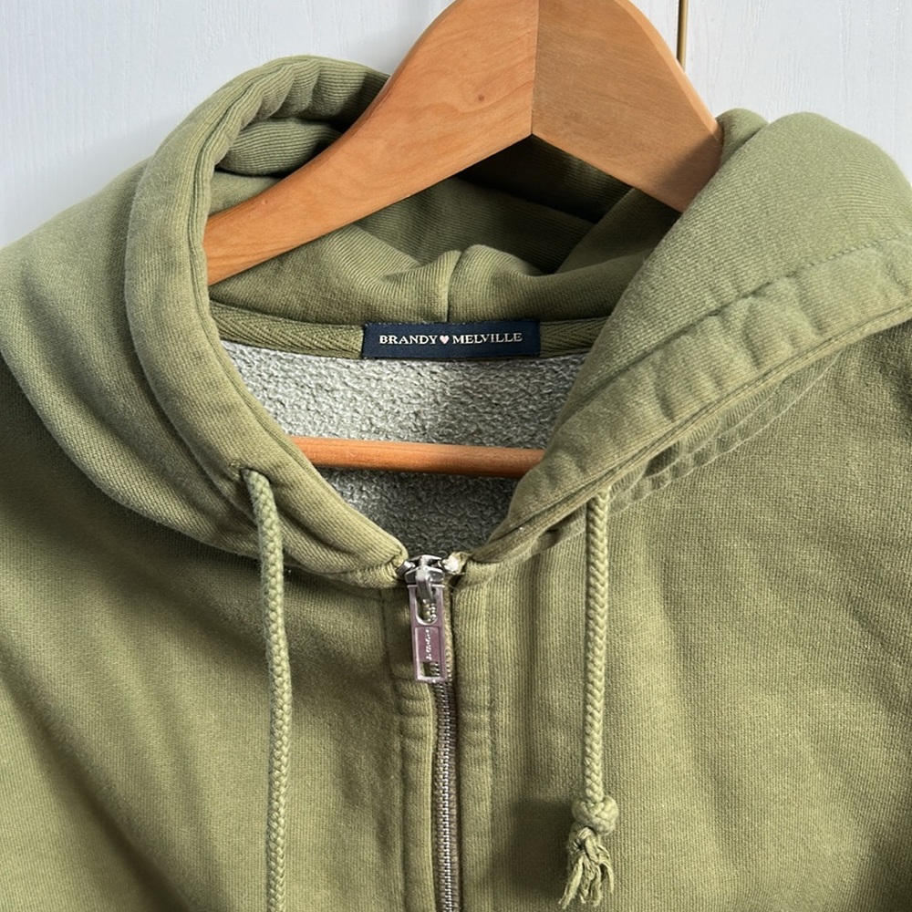 COPY - Brandy Melville Olive Green Hoodie